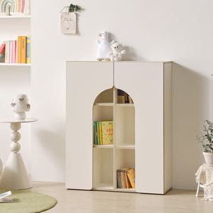 나무뜰 버디 E0등급 3단 책장 확장형 아기 유아 책장 수납장 MRF038C (착불)