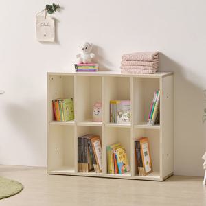 나무뜰 버디 E0등급 2단 책장 확장형 아기 유아 책장 MRF024C (착불)