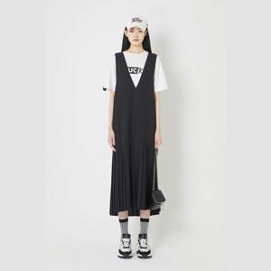 [럭키슈에뜨]레이어드 롱 원피스 (LQDAM25600)