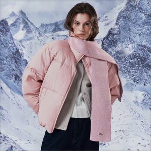 내셔널지오그래픽 N253AMS550 코지 니트 머플러 PINK