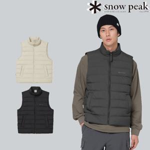 스노우피크 택가 189000  S24WUTDV12 라이트 스탠드넥 경량 구스 다운 베스트