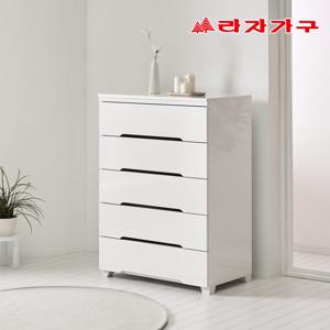 라자가구 로나 900 5단 속깊은 E0 등급 다용도 옷 수납 서랍장