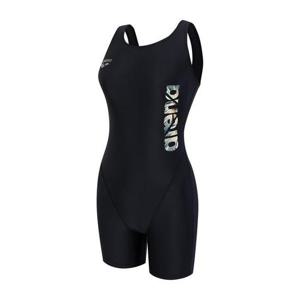 아레나 세이브존08 퓨처블렌드 여성 3부 반신 U백 실내 수영복 A5FL1LD32BLK