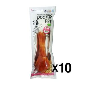 닥터펫 닭다리껌 1p 25cm X10개 고기말이껌 애견 간식 우피껌 껌간식 훈련간식 칭찬간식 영양간식 애완동물용품 반려동물용품 반려견간식