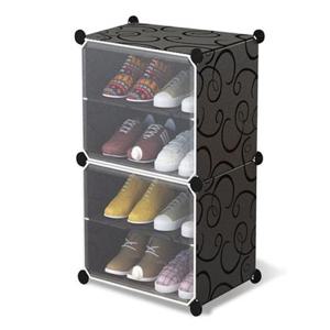 큐브 신발장 조립식 현관 신발정리대 보관함 1열4단