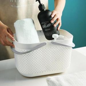 라탄패턴 목욕바구니 목욕가방 사우나바구니