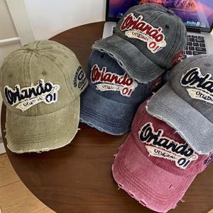 올랜도패치워싱모자 볼캡 캡모자 여자모자 남자모자볼캡 캡모자 여자모자 남자모자