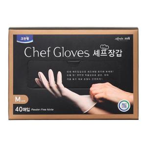 크린랩 셰프장갑 40매 M