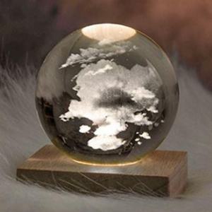 여러구름 무드등 led스탠드 수정구 LED 수유등 조명 집들이선물 스탠드