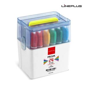 라인플러스 프리즘 삼각 유성매직 24색 세트