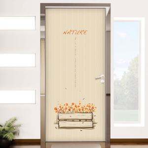 [꾸밈]ip389-러블리화단/현관문시트지/인테리어/포인트시트지