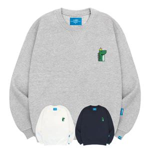 엘라모 M공룡 기모맨투맨 S~4XL 빅사이즈 남성 남자 겨울 옷