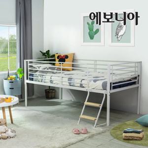 튜브 철재 벙커침대 프레임(매트제외) 좁은방 낮은천장 오피스텔 공간활용 공간분리 낮은 안정감 실속형 어린이 학생 성인 반려동물 보금자리