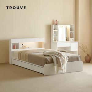 나이스 LED조명 수납침대 SS (콘센트)