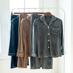 민트코코아 남여공용 울트라 벨벳 상하세트 홈웨어 수면잠옷