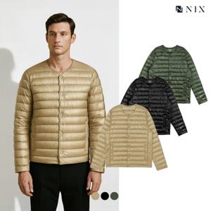 [NIX]남) 나일론 덕다운 80/20 - 라운드 샤이니 경량 점퍼(70G)(레귤러핏) (FNRWCUE10