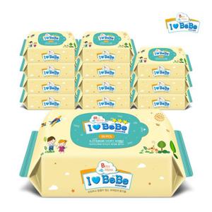 [아이러브베베]아이보리 20매 휴대용 12팩 리필형 아기물티슈