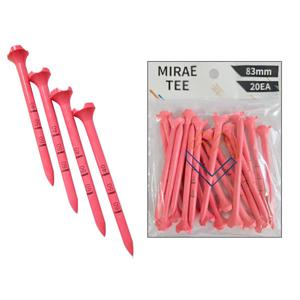 [미래티] 플라스틱 눈금티 롱롱티 83mm 20개(핑크)