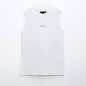 [HCONNECT] 여성 스몰레터링 민소매티셔츠(3022113340120_001)