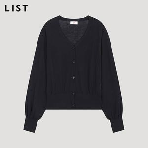 [리스트] 루즈 브이넥 시스루 가디건_TSKCDO62030_DN