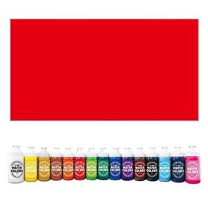 종이나라 비비드 수채화물감 220ml 빨강 통(1개입)