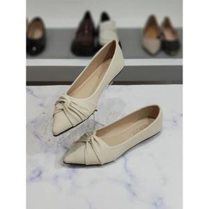 한슈 세이브존03 슬림코 셔링 매듭 플랫 단화 1cm AGHS34730-200spA