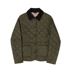 BARBOUR LQU1012 OL51 데브론 다이아몬드 퀄팅 여성 자켓
