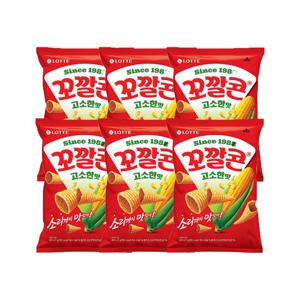 롯데 꼬깔콘 고소한맛 67g x 6개