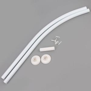 160cm 커브형 샤워커튼봉 곡선샤워커튼봉 커브형커튼봉 샤워부스봉 목욕커튼봉 샤워커튼투명봉 샤워봉 목욕