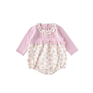 [밍크뮤](PK)플라워니트바디슈트  35A12-604-04