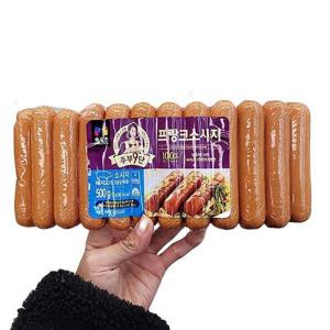 목우촌 주부9단 프랑크 소세지 500G x 1개 83480