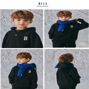 [빈BEEN]BZ67TS01BK 블랙 후드 맨투맨 티셔츠