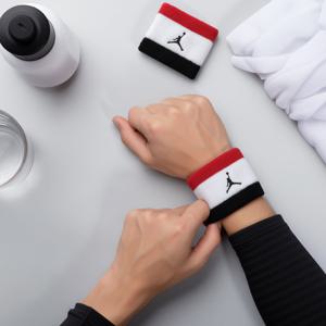 나이키 에어 조던 손목아대 밴드 보호대 테니스 러닝 농구 2개 세트 DV4207-667