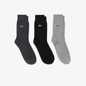 [라코스테 공식] 남성 솔리드 신사용 양말 3P 세트 RA134B-55N CCA