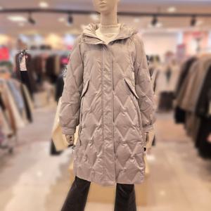 [무자크]오리털패딩 롱 후드 점퍼MP8WDW04