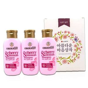 오가니스트 체리블라썸 샴푸 200ml 3개 선물 명절