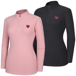 [2장세트] 이지바이 여성 하트웜 고밀도 기모 집업 티셔츠(W6OPWT53)