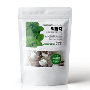 늘해찬  볶은 박하차 페퍼민트 삼각티백 대용량 50티백
