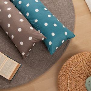 [누리홈]도트 사각 바디필로우커버 35X100 빅 롱쿠션 다리베개