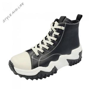 [스타일앤라이프]SNL 여성앵글부츠 소가죽 워커부츠  SWB22008