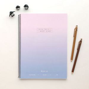 핑크풋 원고지 노트 독후감 논술 공책 스프링 노트