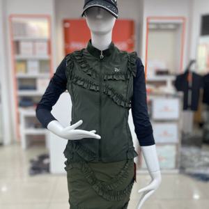 [팜스프링스]프릴 배색 냉감 조끼 베스트 swvl222652i_DG