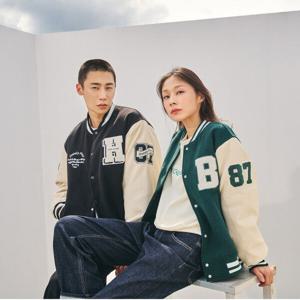 [클라이드앤]남여 커플 레터링 스타디움 누빔점퍼 FNDJP431MA_JK