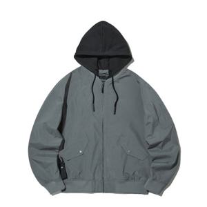 [인터크루][24SS] 경량 항공점퍼 그레이 ITY1UJ01AGE