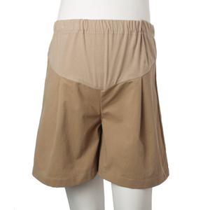 [마더피아]핀턱 면 임산부 반바지(RBO8035B)