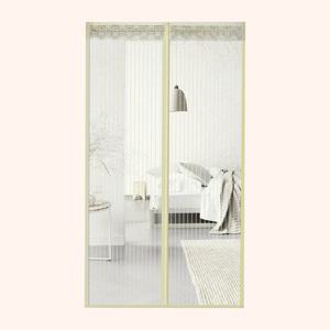 베이지 현관 자석 문 모기장 방문 방충망 방충문