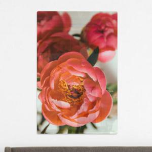 아트박스/꾸밈 th738-폼아크릴액자38CmX58Cm_복을부르는모란꽃