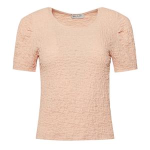 부루앤쥬디 링클라운드넥티블라우스 BBRGTB001D