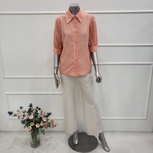 [미니멈]MYBGWN3110OR 깅엄 체크 남방_JK