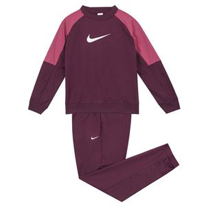 [정품] 나이키 주니어 스포츠웨어 드라이 핏 크루 트랙 수트 트레이닝복 세트 (HQ9317-610)